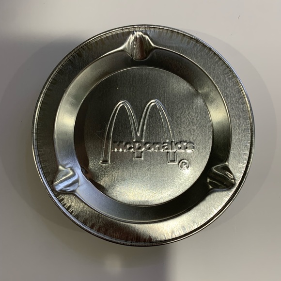 McDonald's Other 2 New Vintage Ashtrays Mcdonalds Tin Aluminum